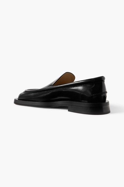 Leather loafers