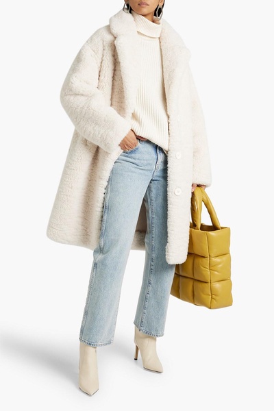 Faux shearling coat