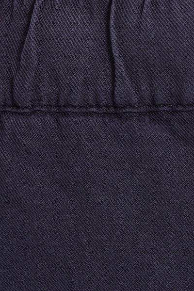 Linen, TENCEL™ and cotton-blend twill shorts