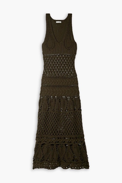 Alexis crocheted wool maxi dress