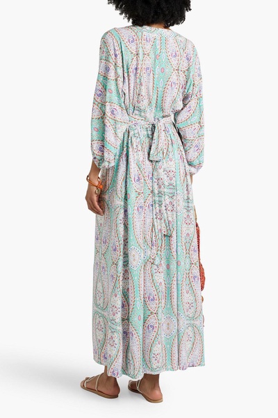 Seline printed voile maxi dress