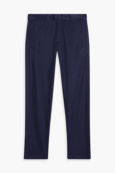 Zander slim-fit cotton-blend pants