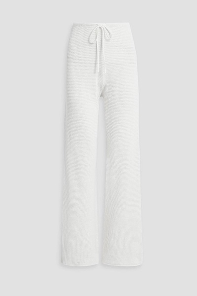 Linen wide-leg pants