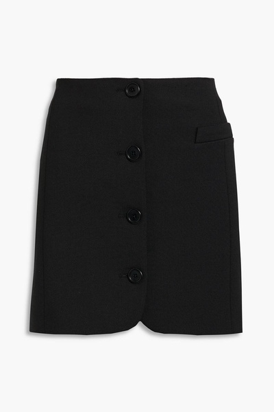 Twill mini skirt