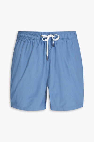 Charles mid-length cotton-blend swim shorts