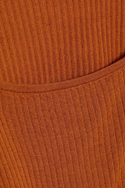 Hadley gathered ribbed wool top