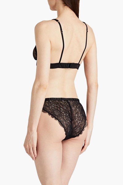 Uma corded lace triangle bra