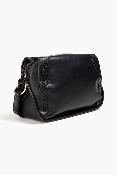 Faux leather cross-body bag