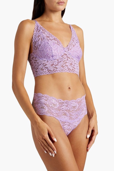 Stretch-lace bralette