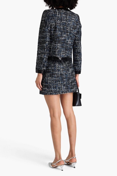 Jacques embellished metallic tweed jacket