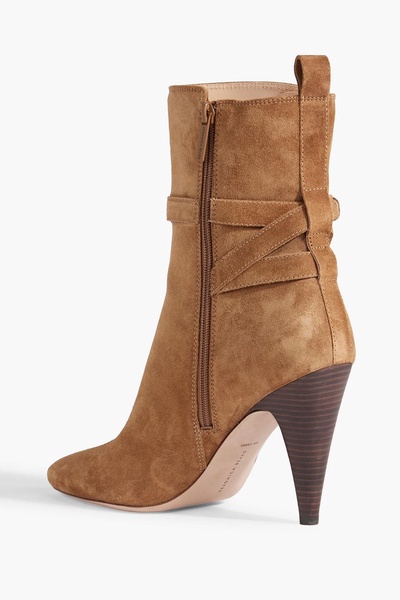 Sohelia buckled suede ankle boots