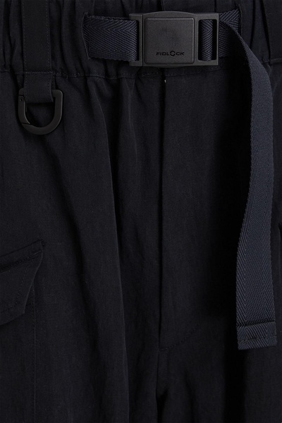 Cropped Lyocell-blend twill cargo pants