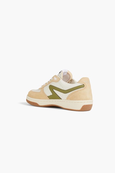 Retro Court leather and suede sneakers