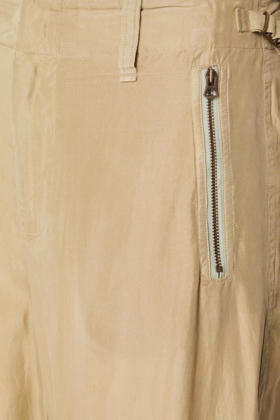 Shawn silk straight-leg pants