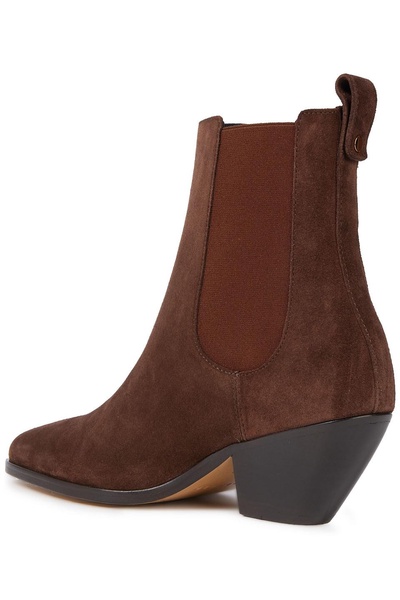 Suede ankle boots