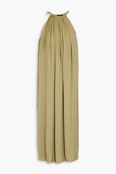 Bailey gathered voile midi dress