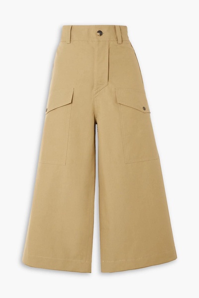 Cotton-poplin culottes