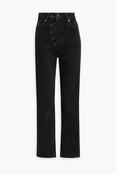 Figni high-rise straight-leg jeans