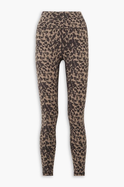 Let's Go leopard-print stretch leggings