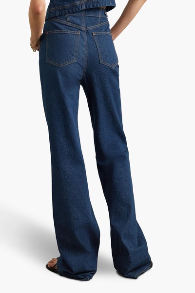 High-rise wide-leg jeans