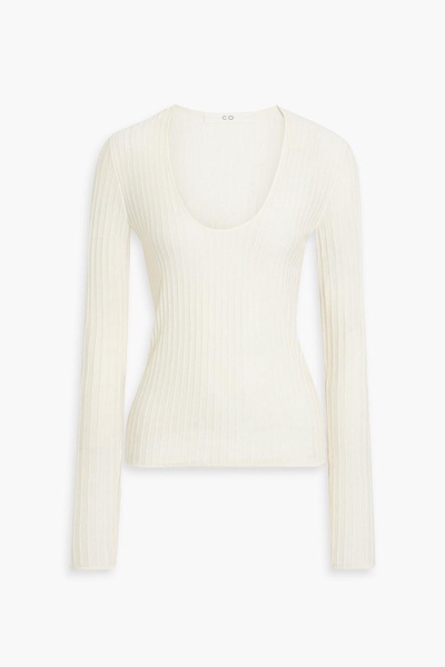 Ribbed cashmere sweater