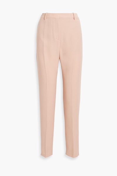 Crepe straight-leg pants