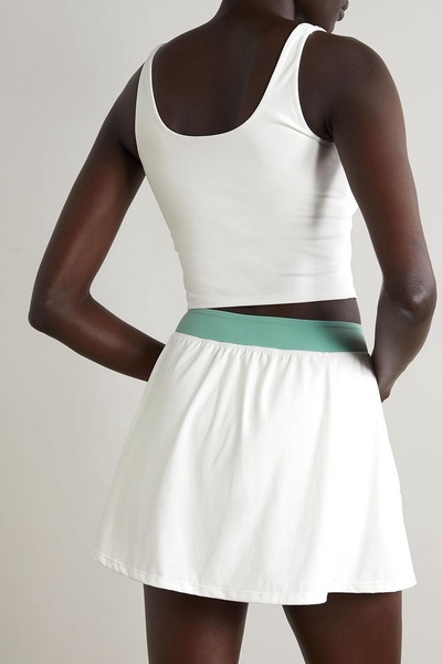 Venus two-tone stretch tennis skirt