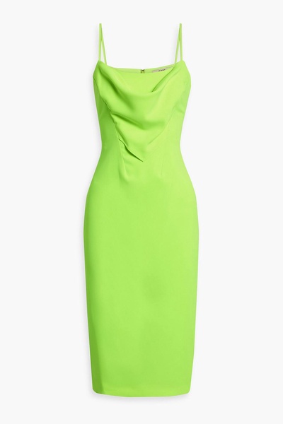 Natalie draped crepe dress