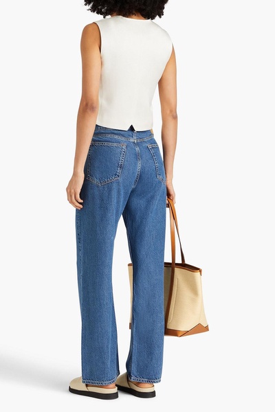 Logan high-rise wide-leg jeans