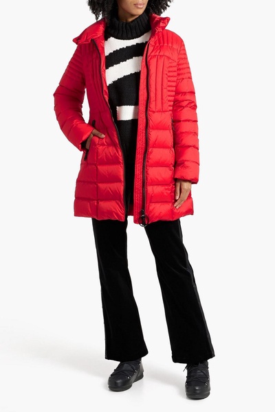 Traverse quilted shell down coat