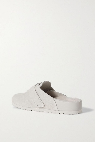 + Tekla Nagoya shearling-lined suede clogs