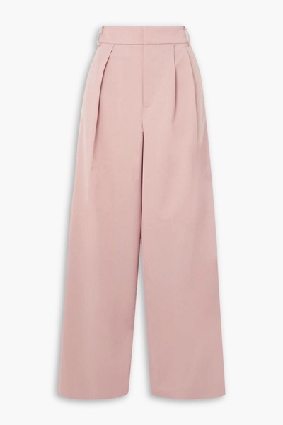 Stella wool-blend wide-leg pants