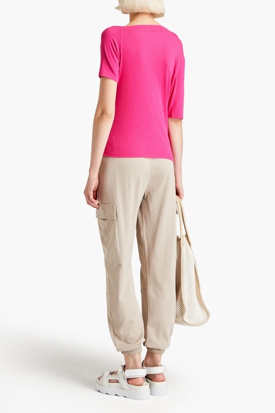 Ribbed stretch-Micro Modal and Supima cotton-blend top