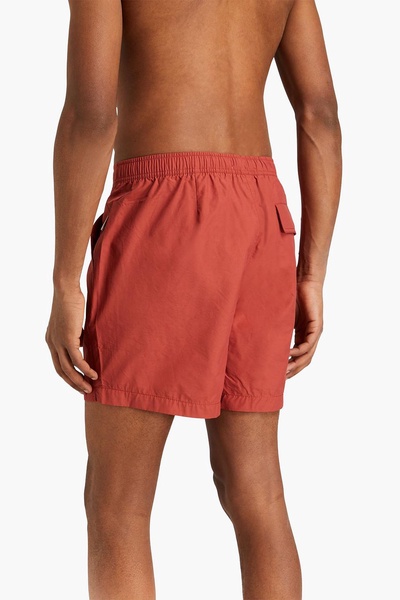 Calder 6E mid-length cotton-blend swim shorts