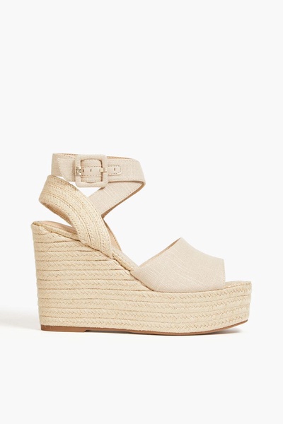 Vada canvas espadrille wedge sandals