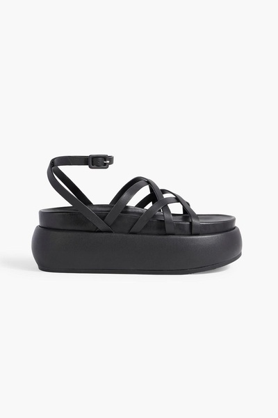 Buster leather platform sandals