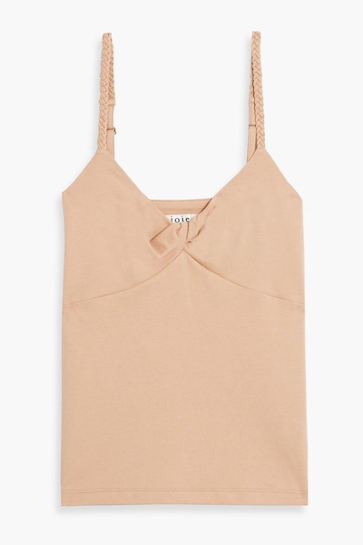 Mesa twist-front cotton-jersey camisole