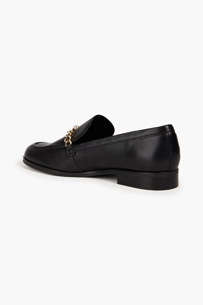 Owen embellished leather loafers