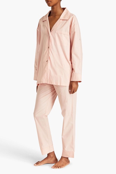 Cedric cotton-poplin pajama top