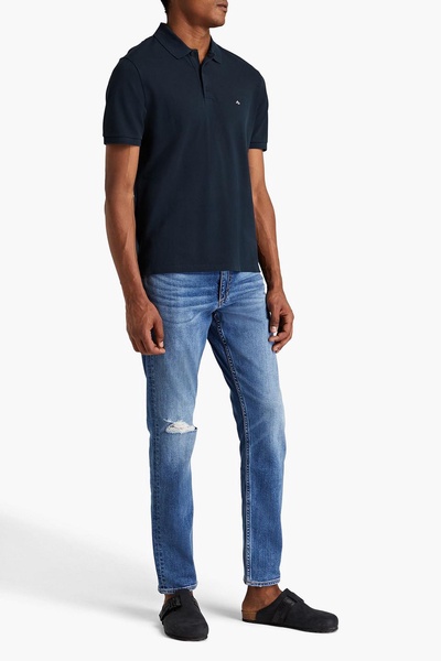 Fit 2 Authentic slim-fit distressed denim jeans