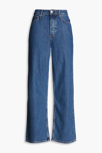 Logan high-rise wide-leg jeans