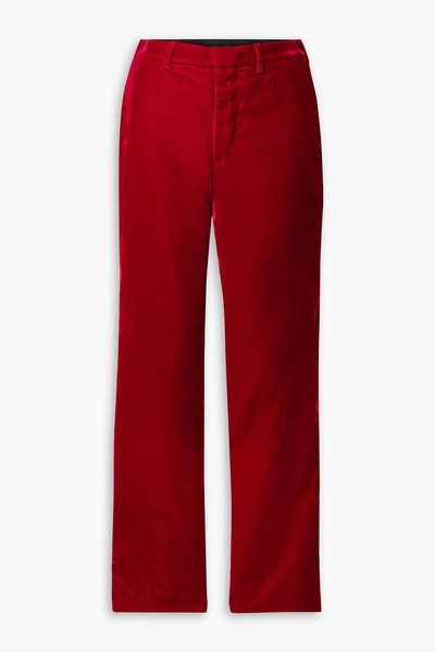 Lemmy velvet straight-leg pants