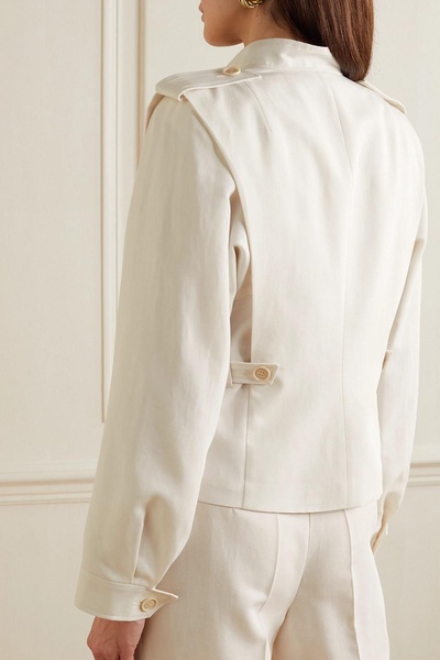 Gregory cotton and linen-blend twill jacket