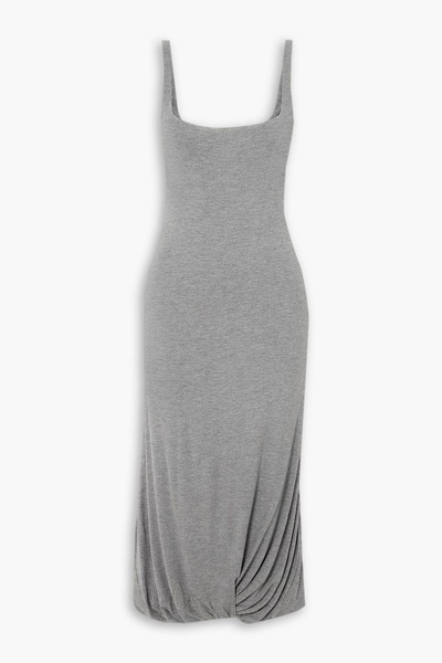 Sidd gathered jersey midi dress