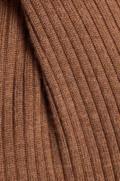 Audrina ribbed wool-blend sweater