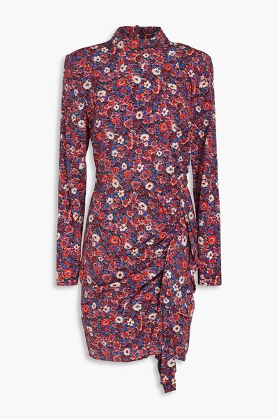 Louella floral-print stretch-silk mini dress