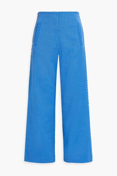 Dove woven wide-leg pants