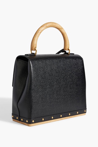 Pebbled-leather tote