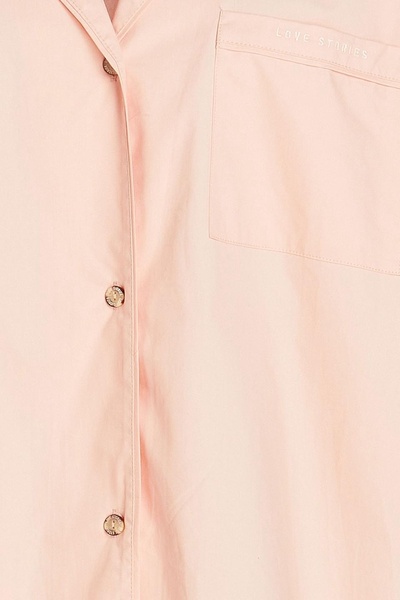 Cedric cotton-poplin pajama top