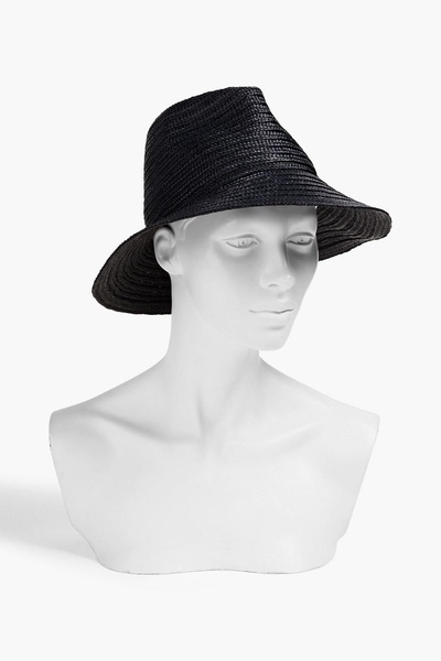 Faux raffia Panama hat